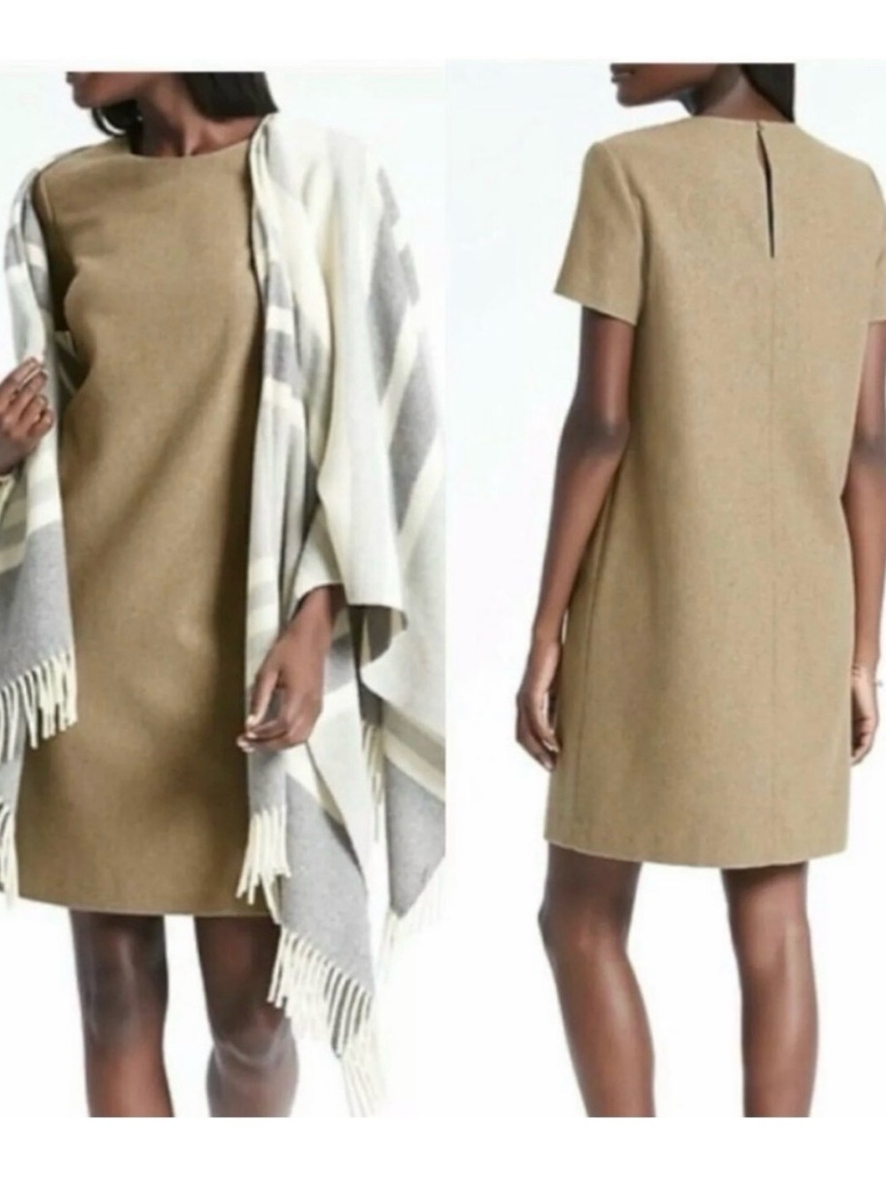 Banana Republic Taupe Shift Dress
